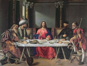 La cena a Emmaus da Vittore Carpaccio